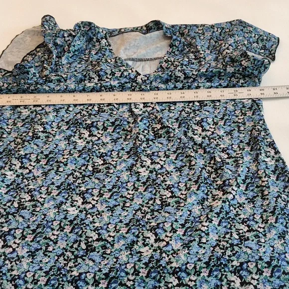 Bundle of 2 Cotton Knit T Shirts Size L Spring Summer Casual Floral Comfy Flowy - Picture 8 of 12